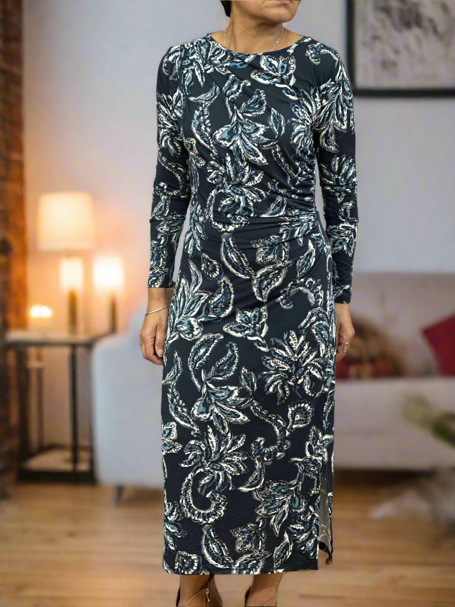 FRANSA - SEEN JERSEY PRINT DRESS-