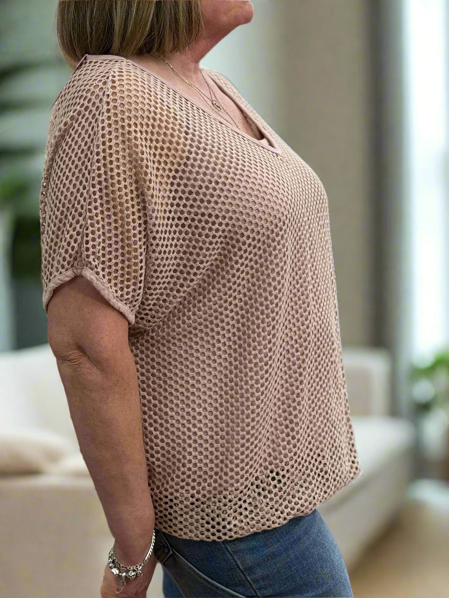 SOPHIE -2 IN 1 MESH TOP