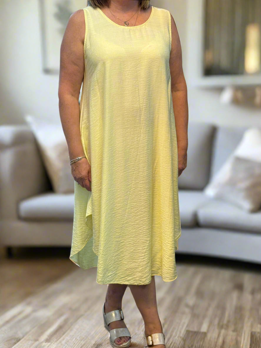 BETHAN - SILKY ALINE S/L DRESS