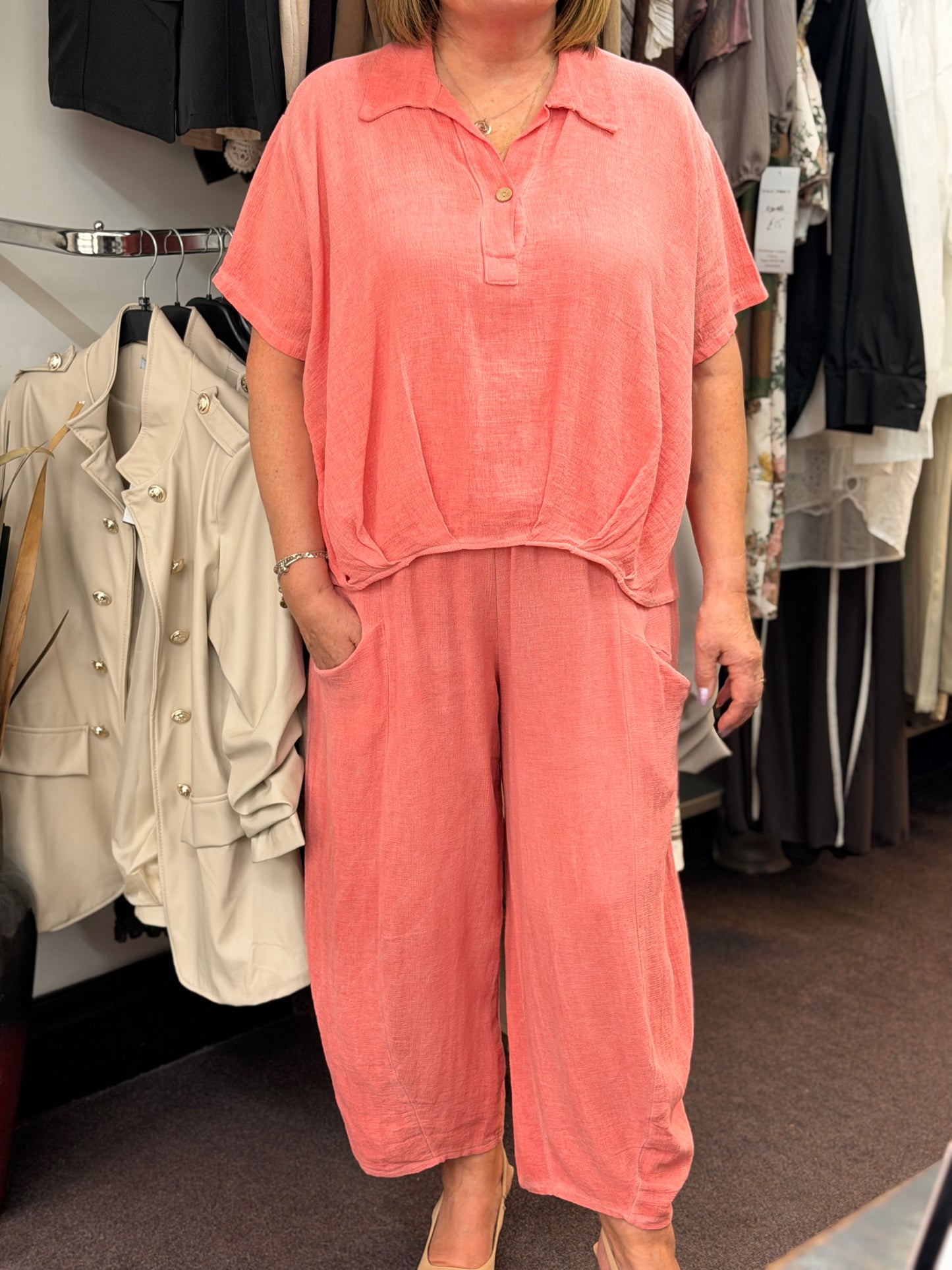 RIO- TEABAG PANTALOON CO ORD