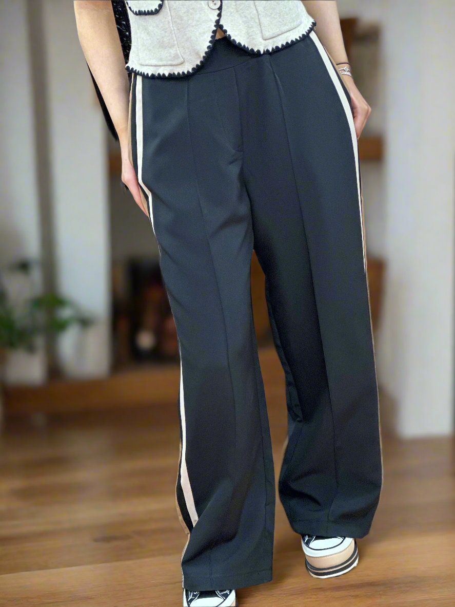 BYRON PANEL STRIPE TROUSER