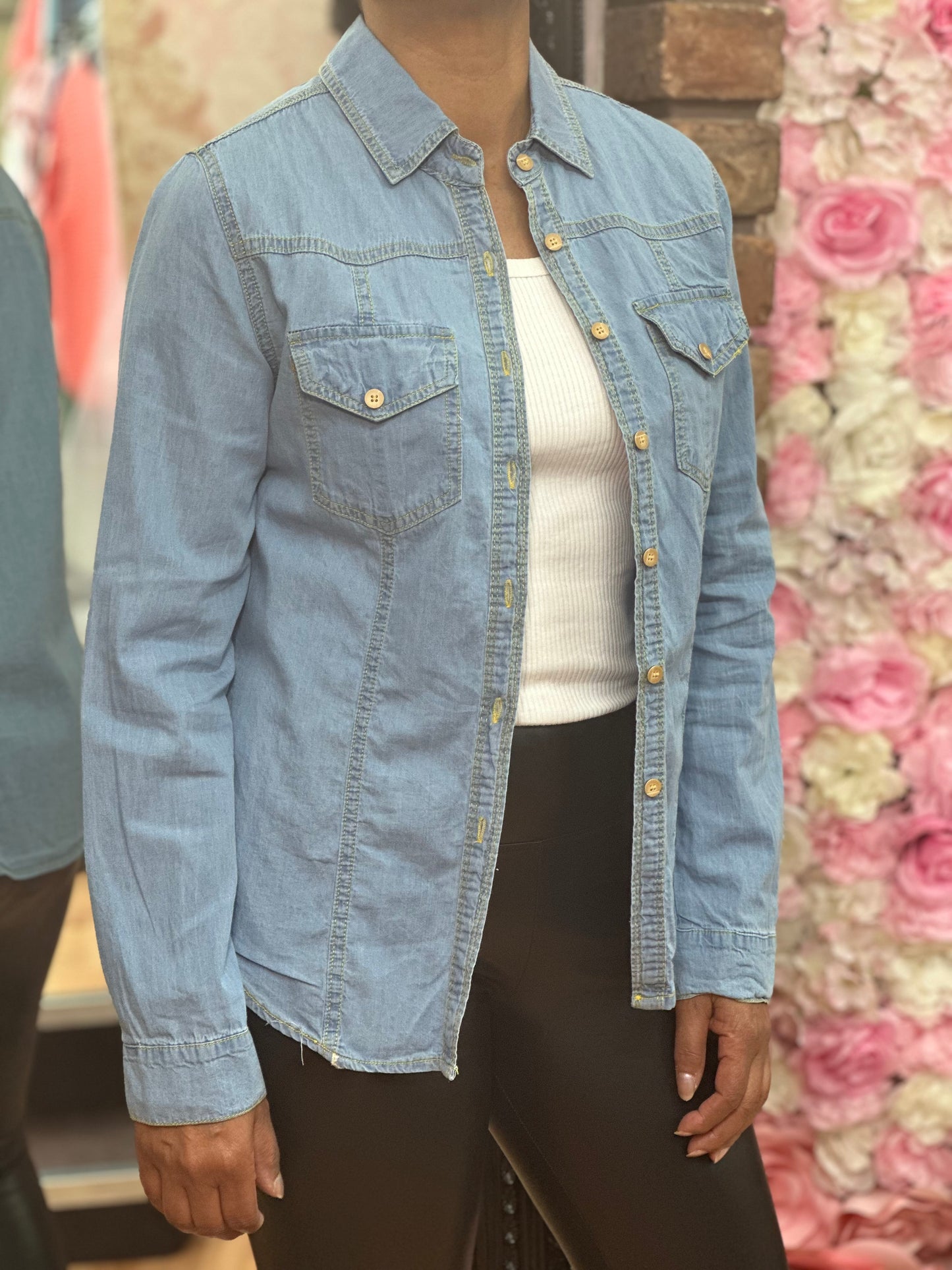 i dodo denim shirt- #SALE10