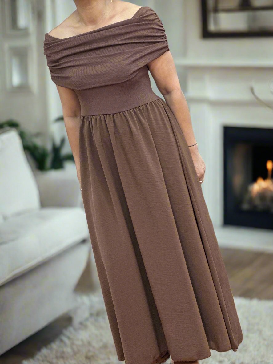 BRIT BARDOT DRESS-#SALE