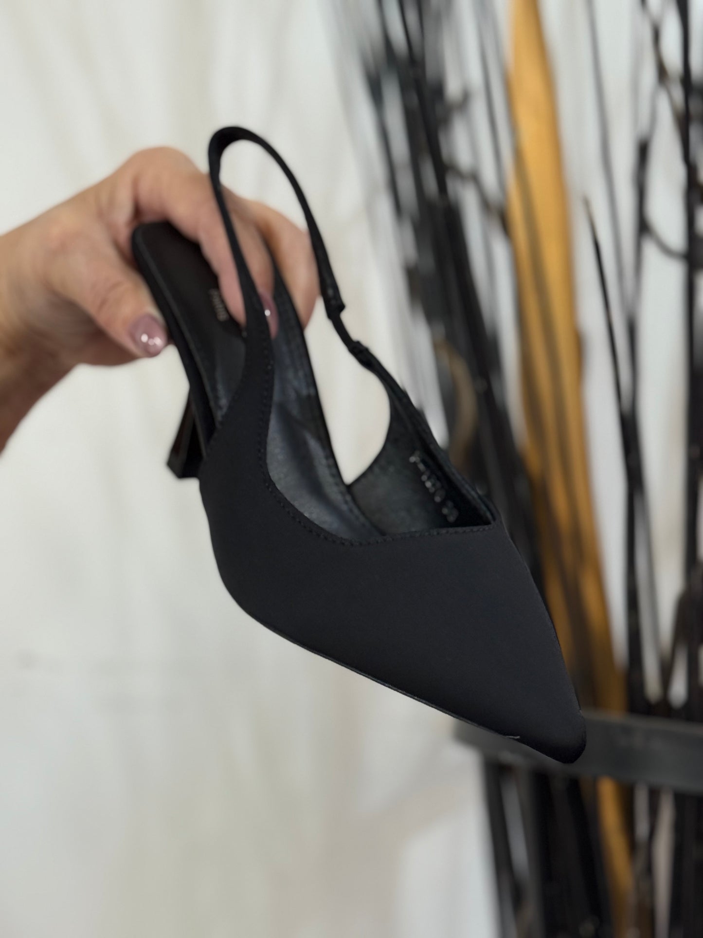 HARPER SLING BACK SHOE-BLACK