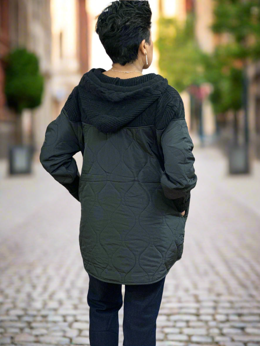 KENNEDY- QUILTED JUMPER -#BlackFridaySale