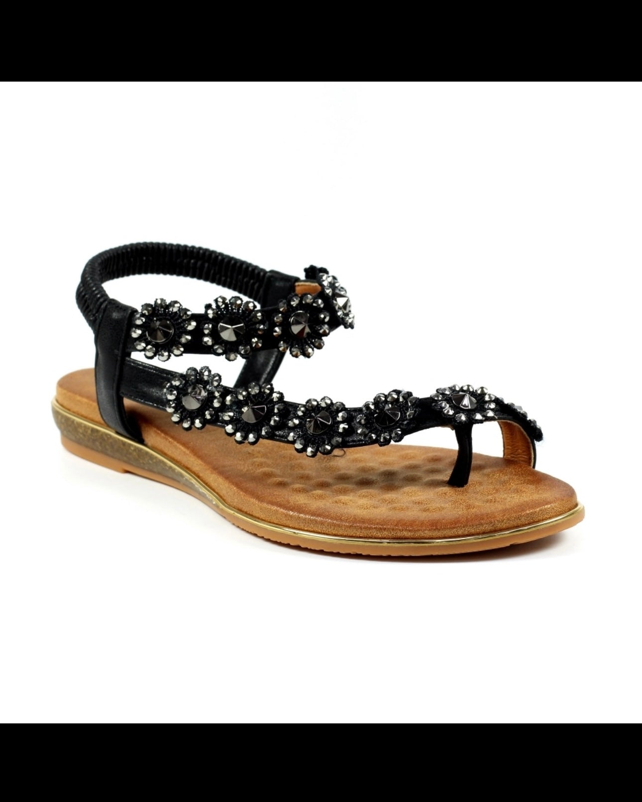 LUNAR- CHARLOTTE SANDAL-BLACK