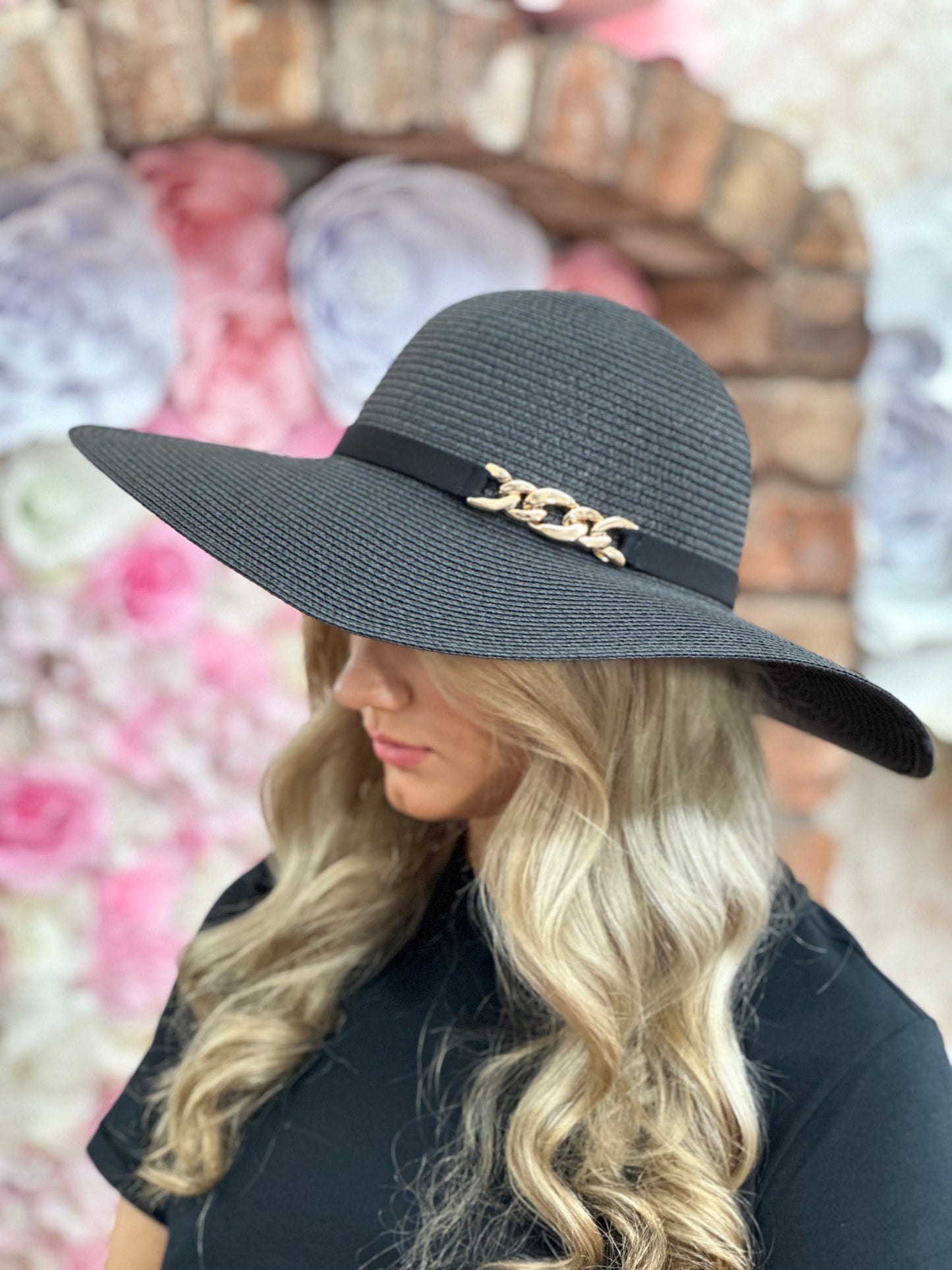 SOLERO-CHAIN DETAIL SUMMER HAT-ENDOFLINE