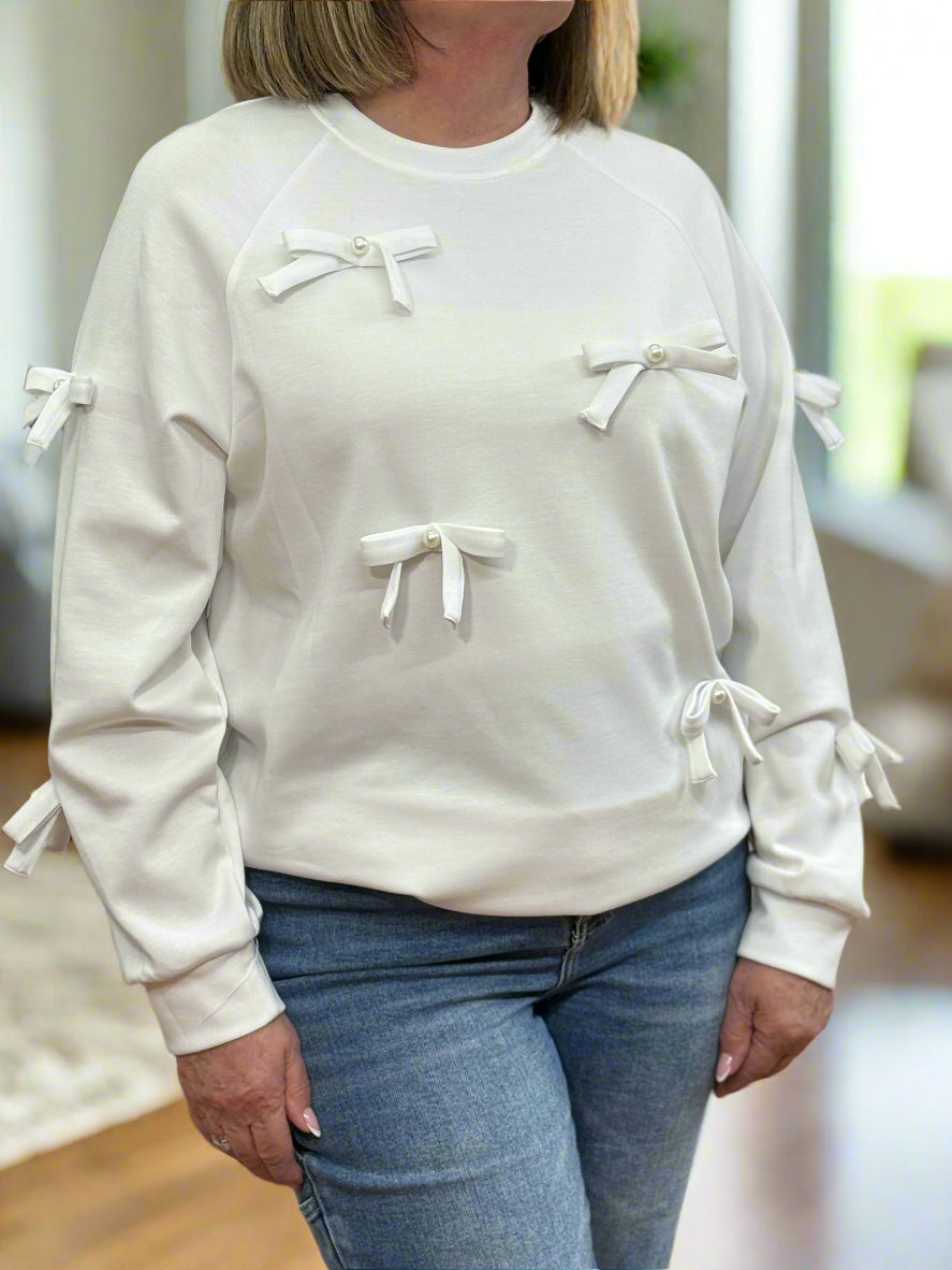 S/SOFT SCUBA BOWS SWEATSHIRT