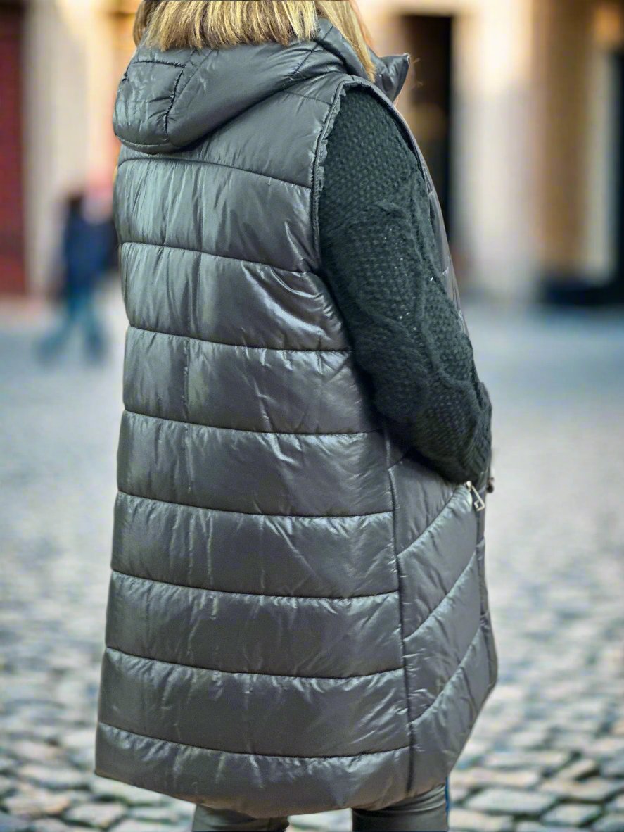 JESSIE CURVE GILET- BLACK FRIDAY #35%OFF