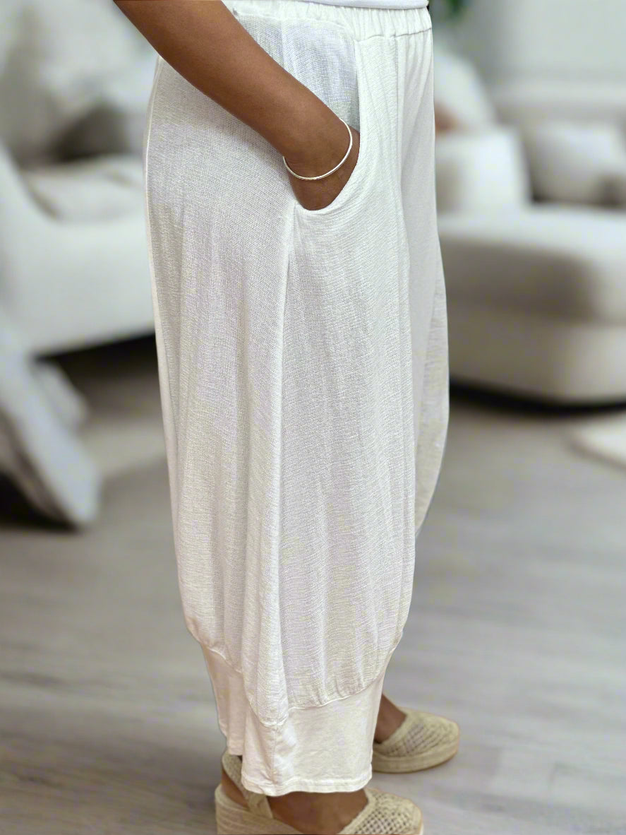 CHILL JERSEY HOPSACK MIX PANTALOON