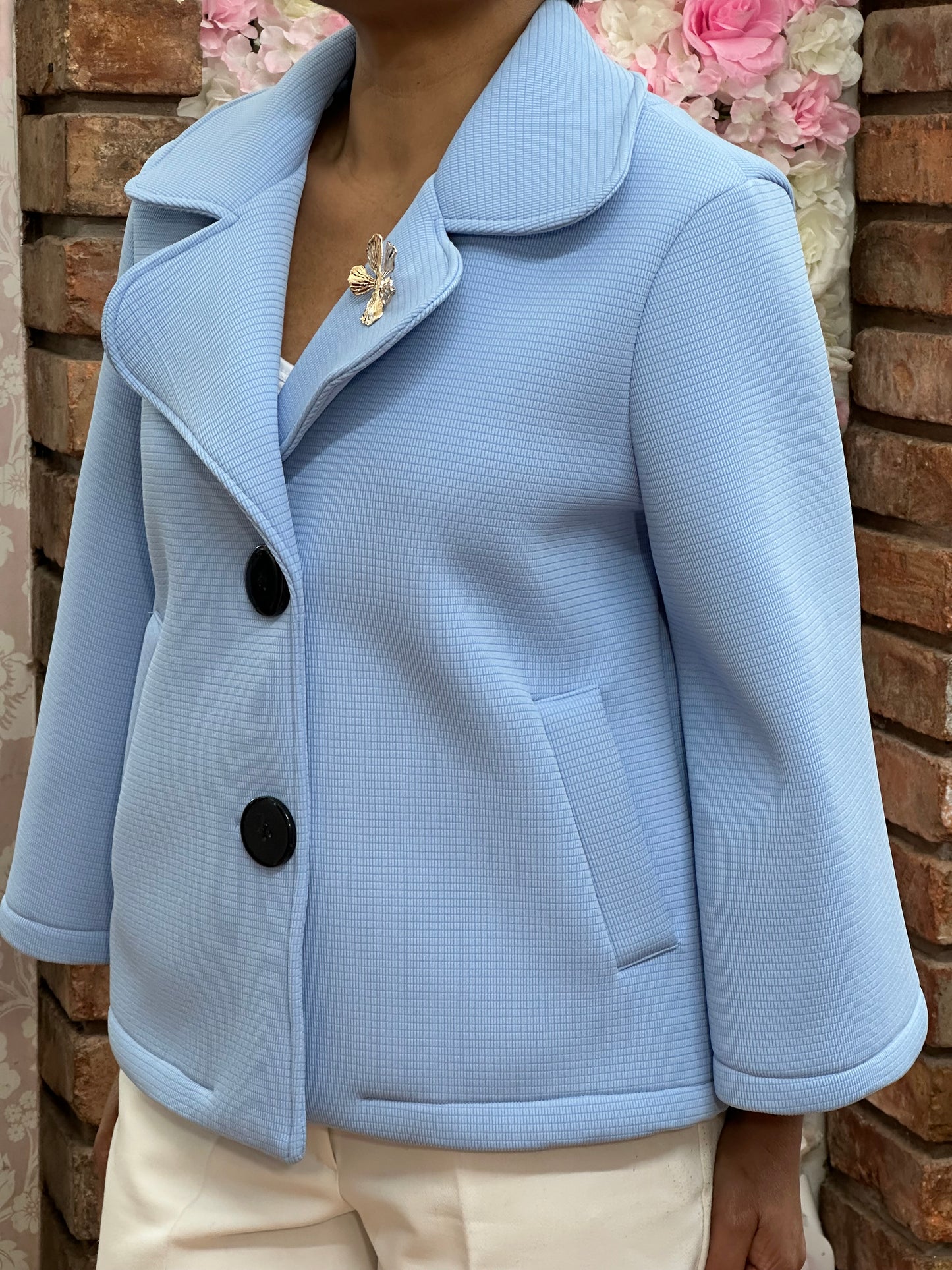 MILLER- 2 BUTTON FAN SLV JACKET