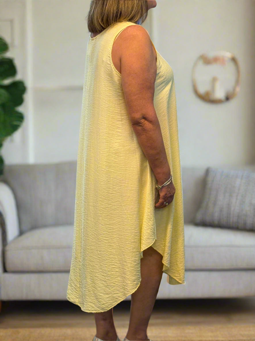 BETHAN - SILKY ALINE S/L DRESS