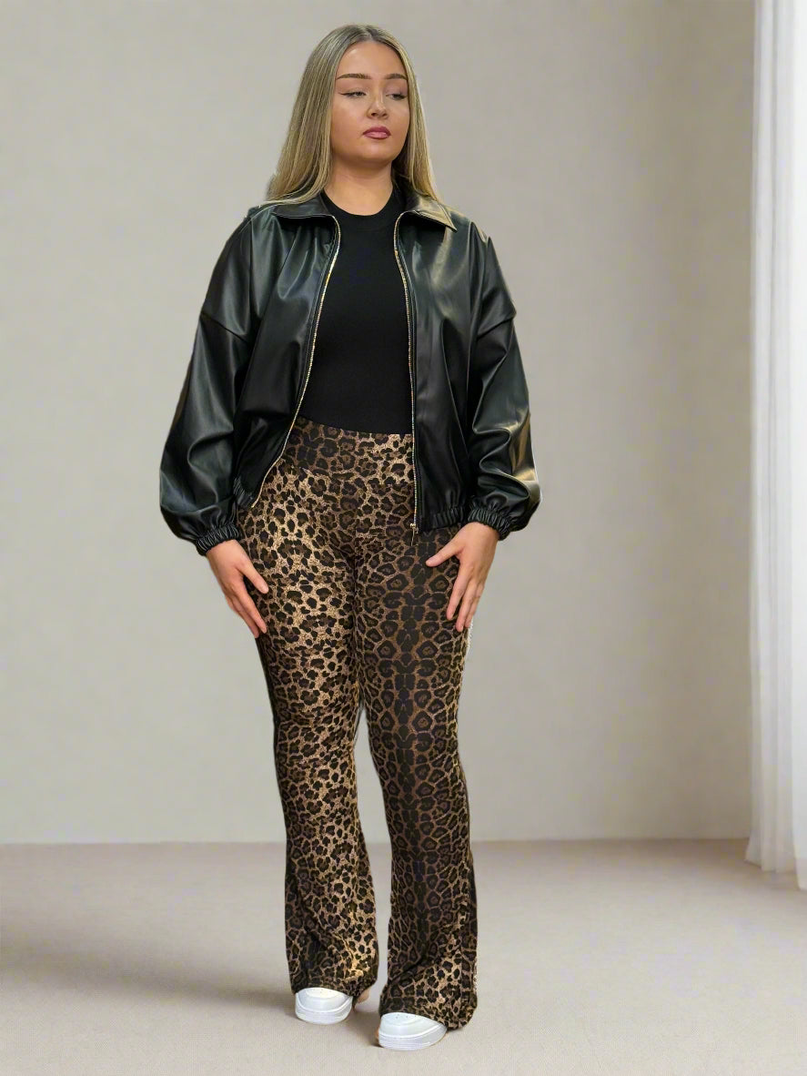 MILLIE-ANIMAL S/SOFT BOOTLEG LEGGIN