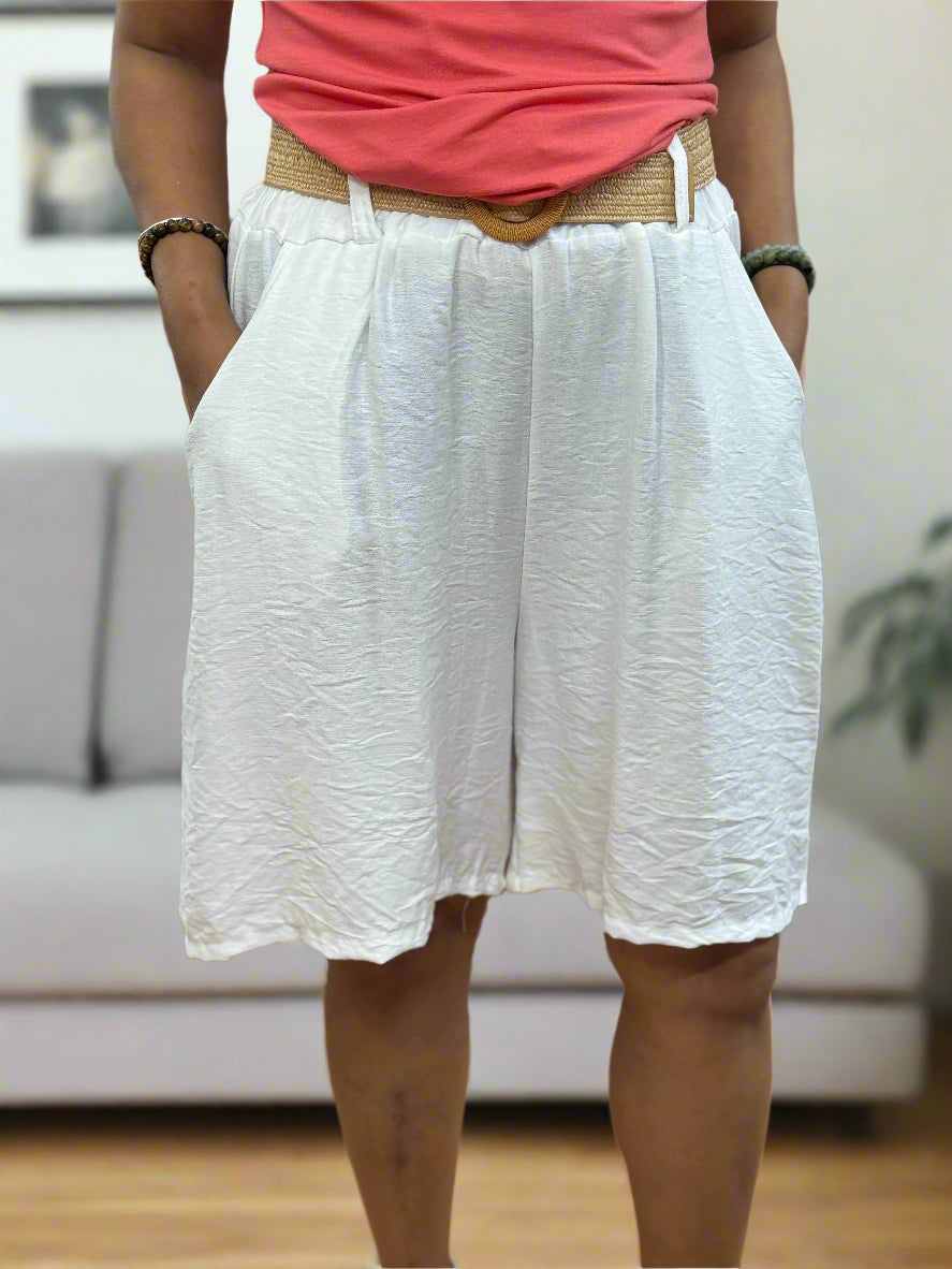 ADINA- BELTED SILKY SHORT I’ll