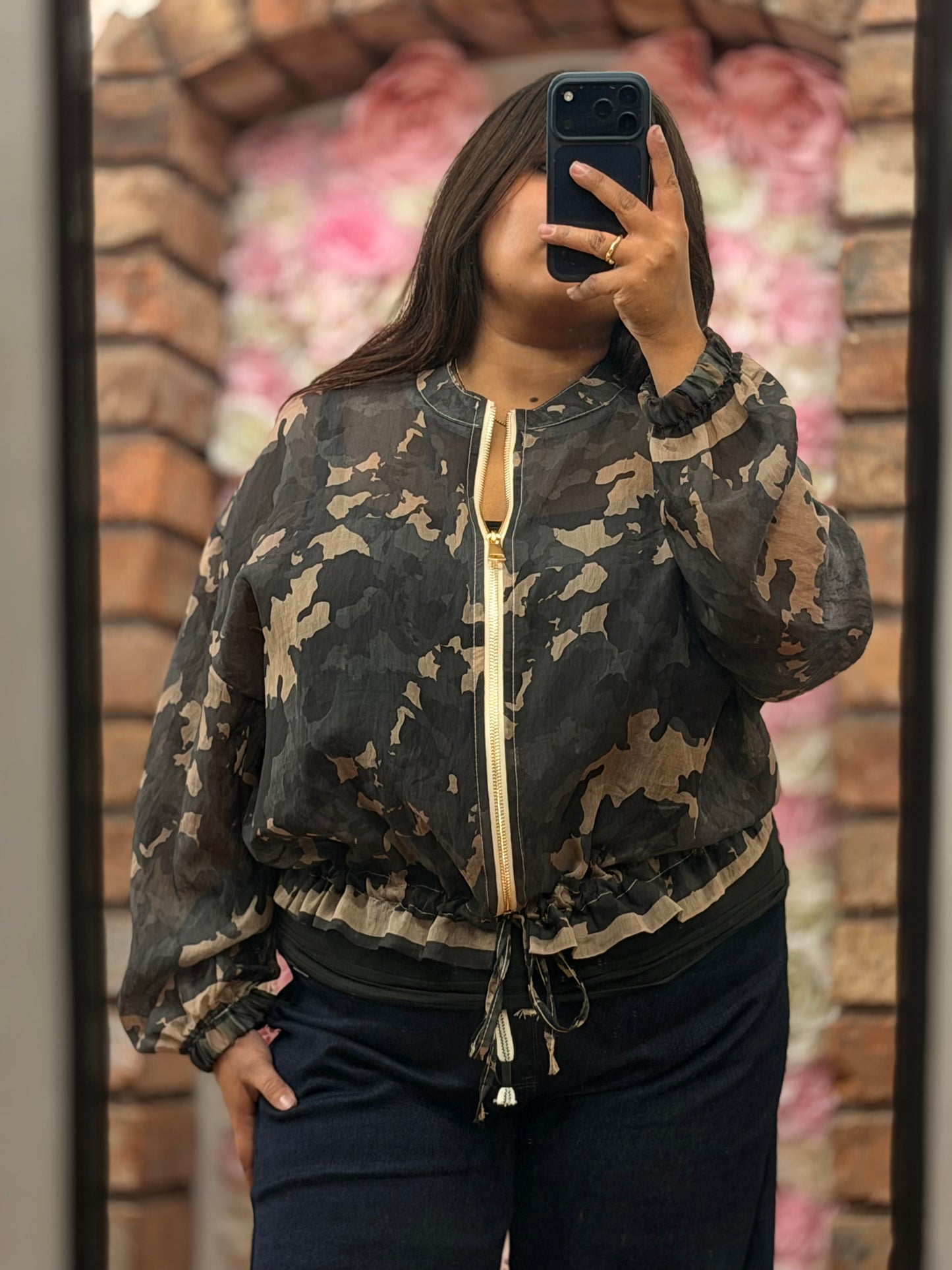 BARI-AVERY BLOUSON CAMO JACKET