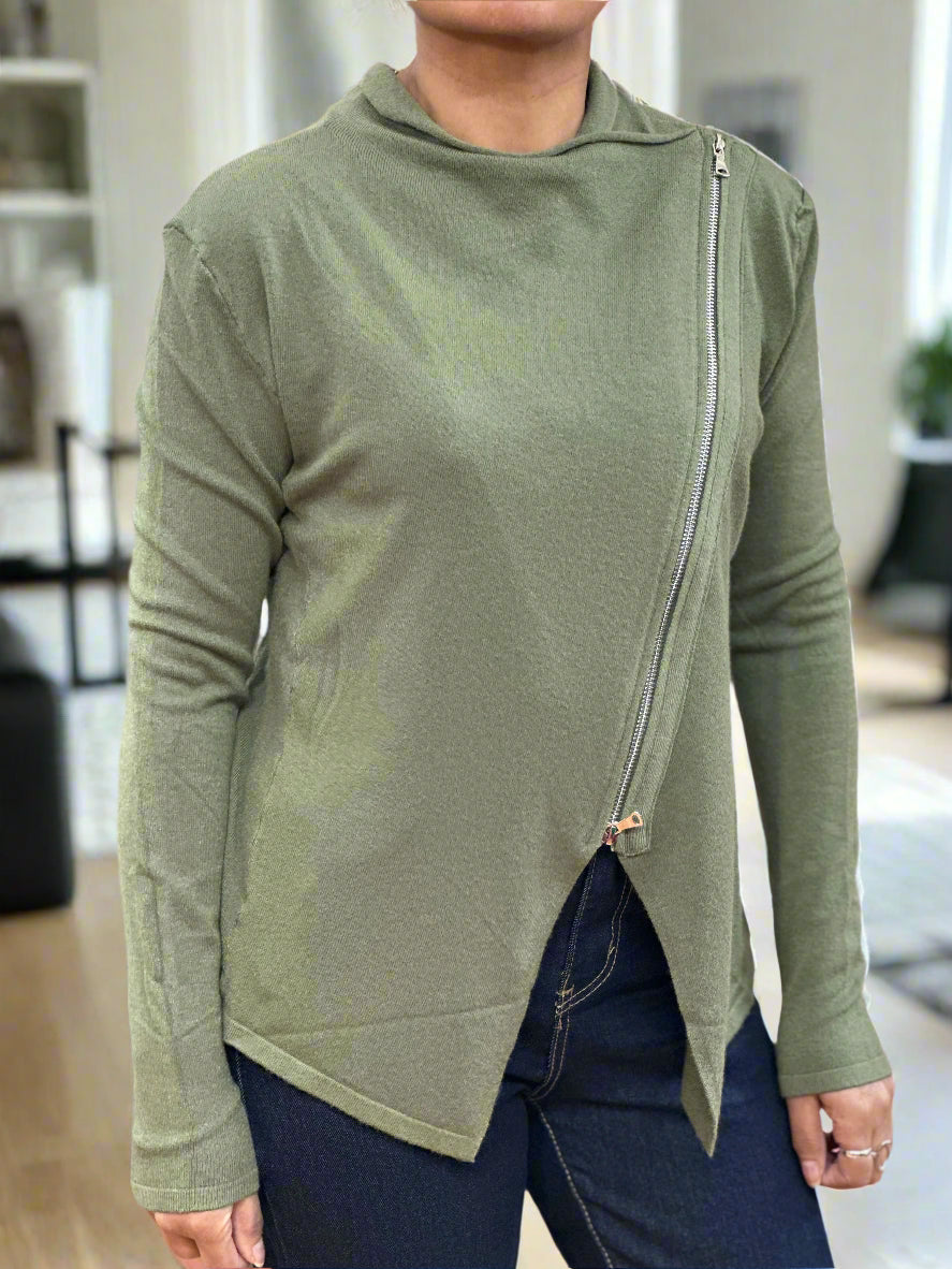 HALLY JACKET KNIT-Biker style