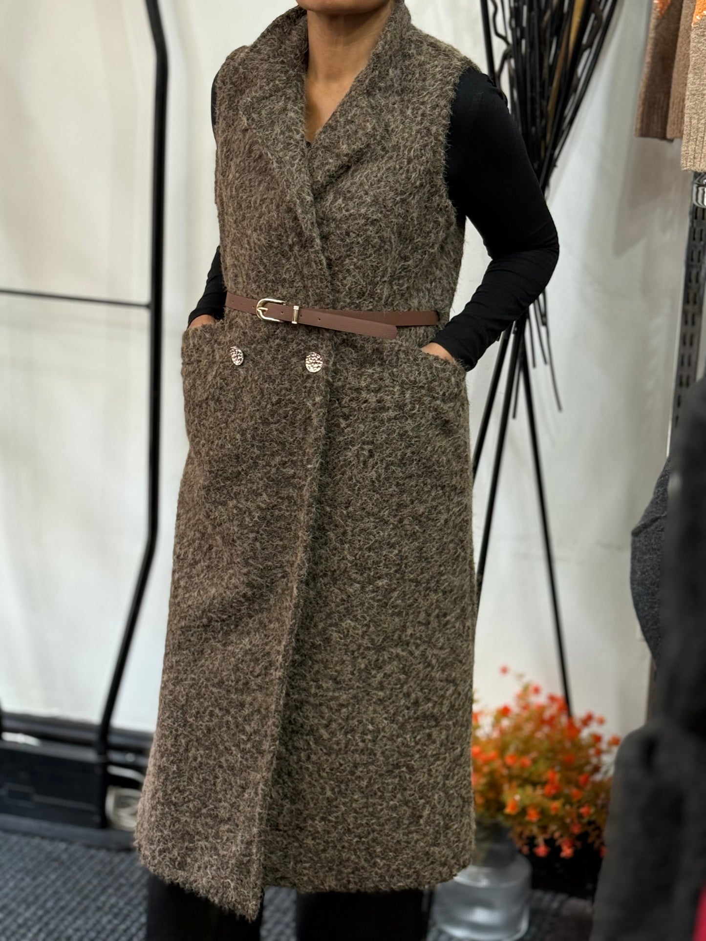 JADA- S/LESS NO WOOLBELTED JACKET -🖤BLACKFRIDAYWKEND-££OFF