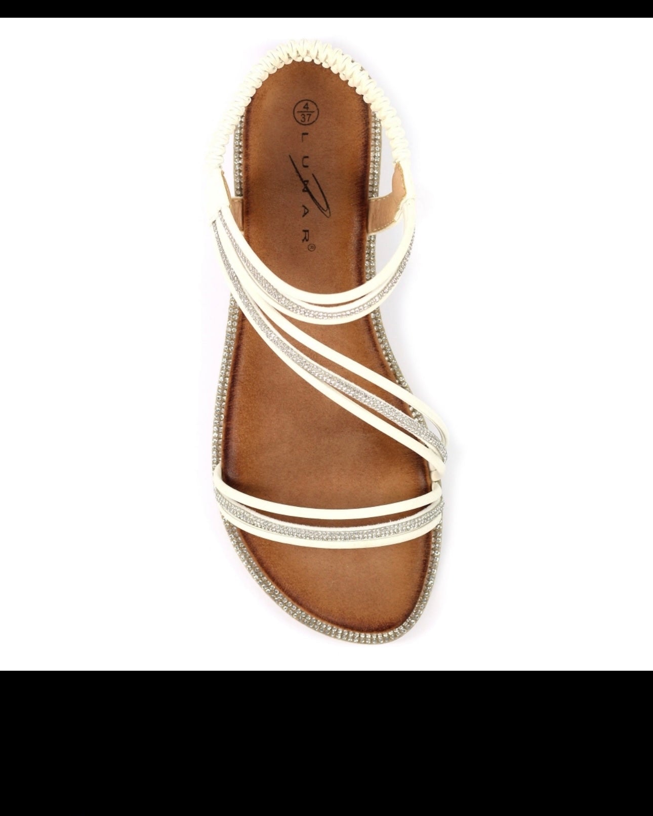 LUNAR- ARUBA SANDAL-WHITE
