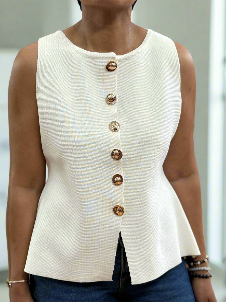 VIGO COLLECTION- PREMIUM KNT S/LESS WAISTCOAT
