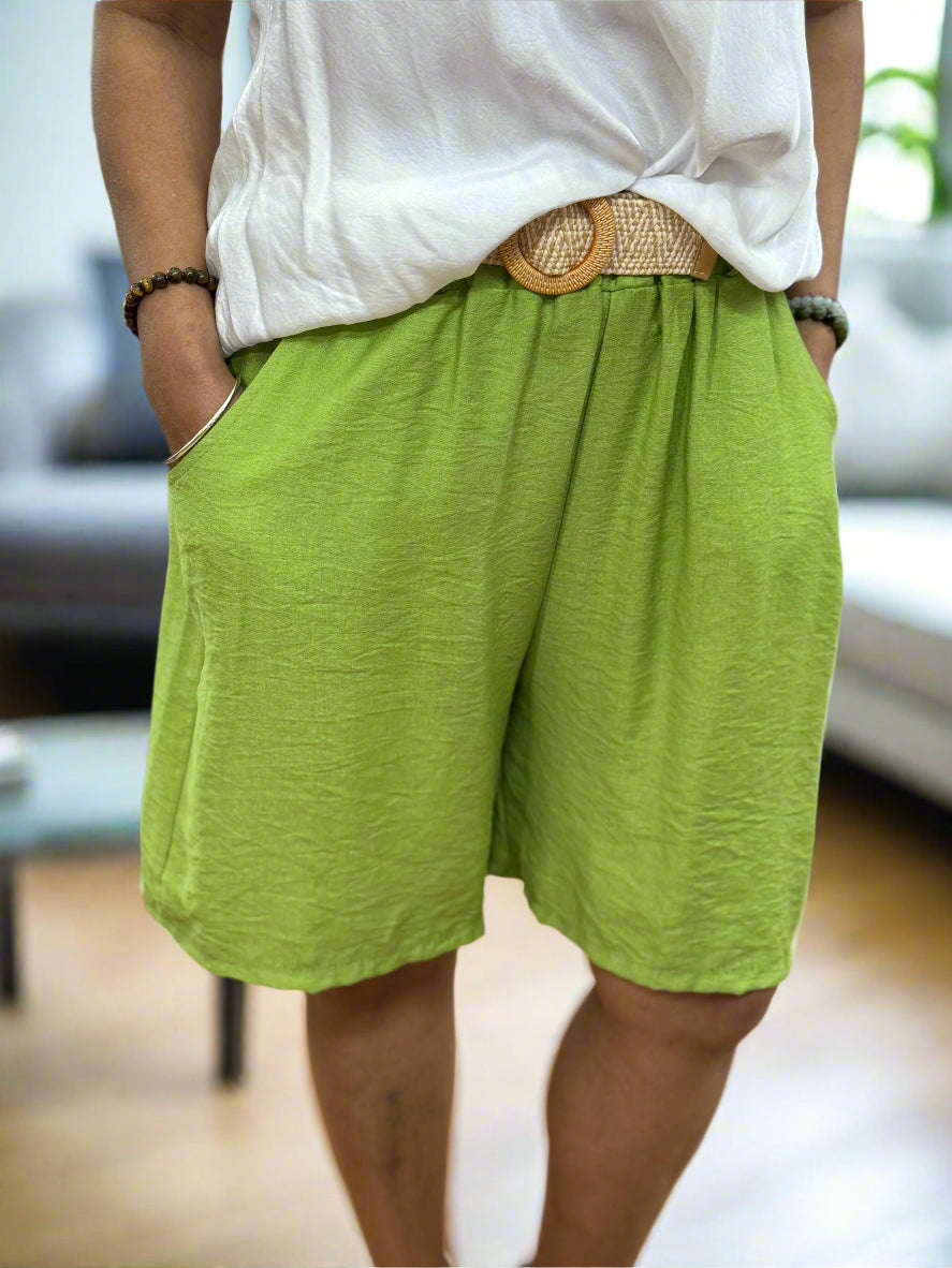ADINA- BELTED SILKY SHORT I’ll