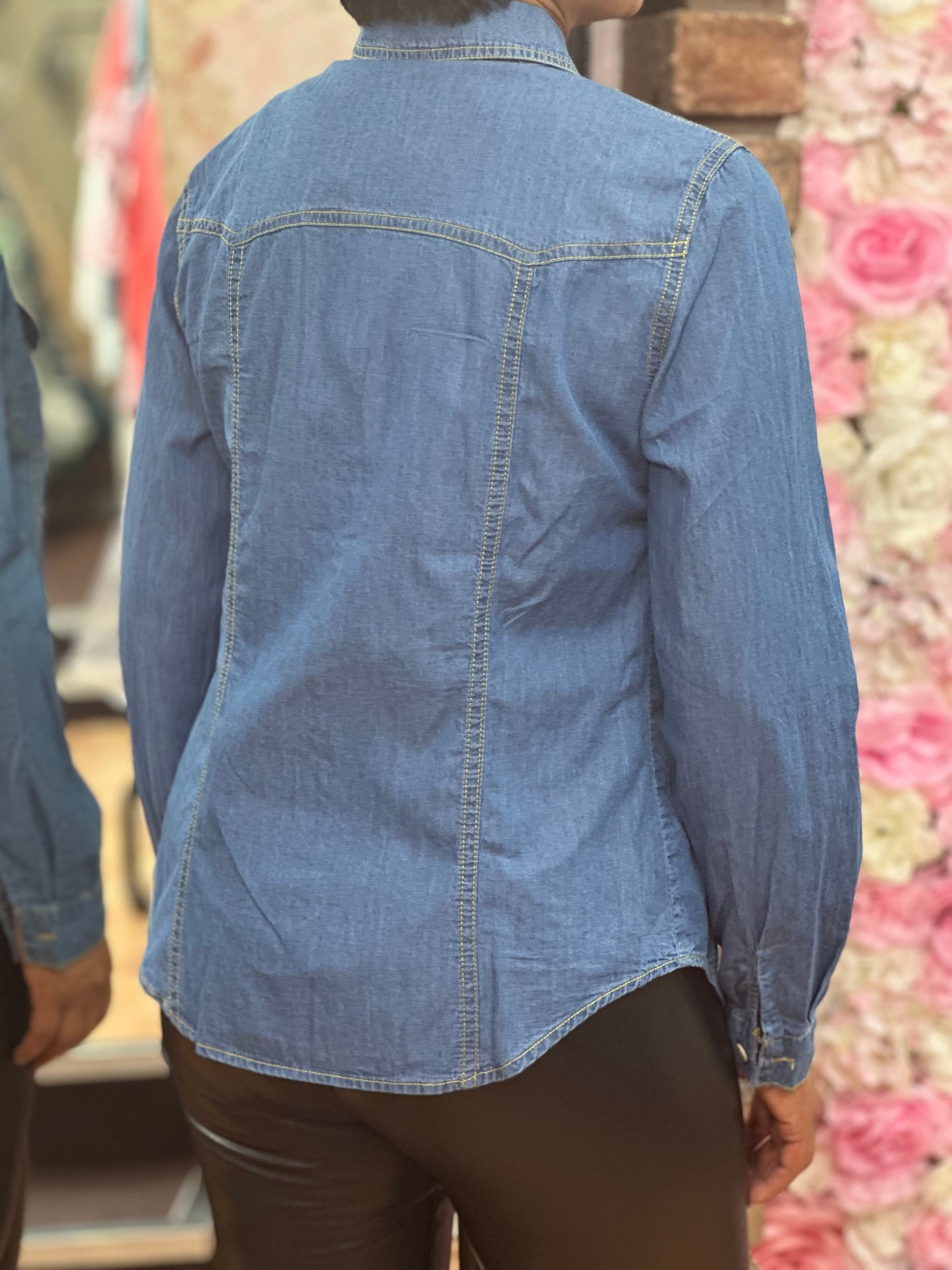 i dodo denim shirt- #SALE10