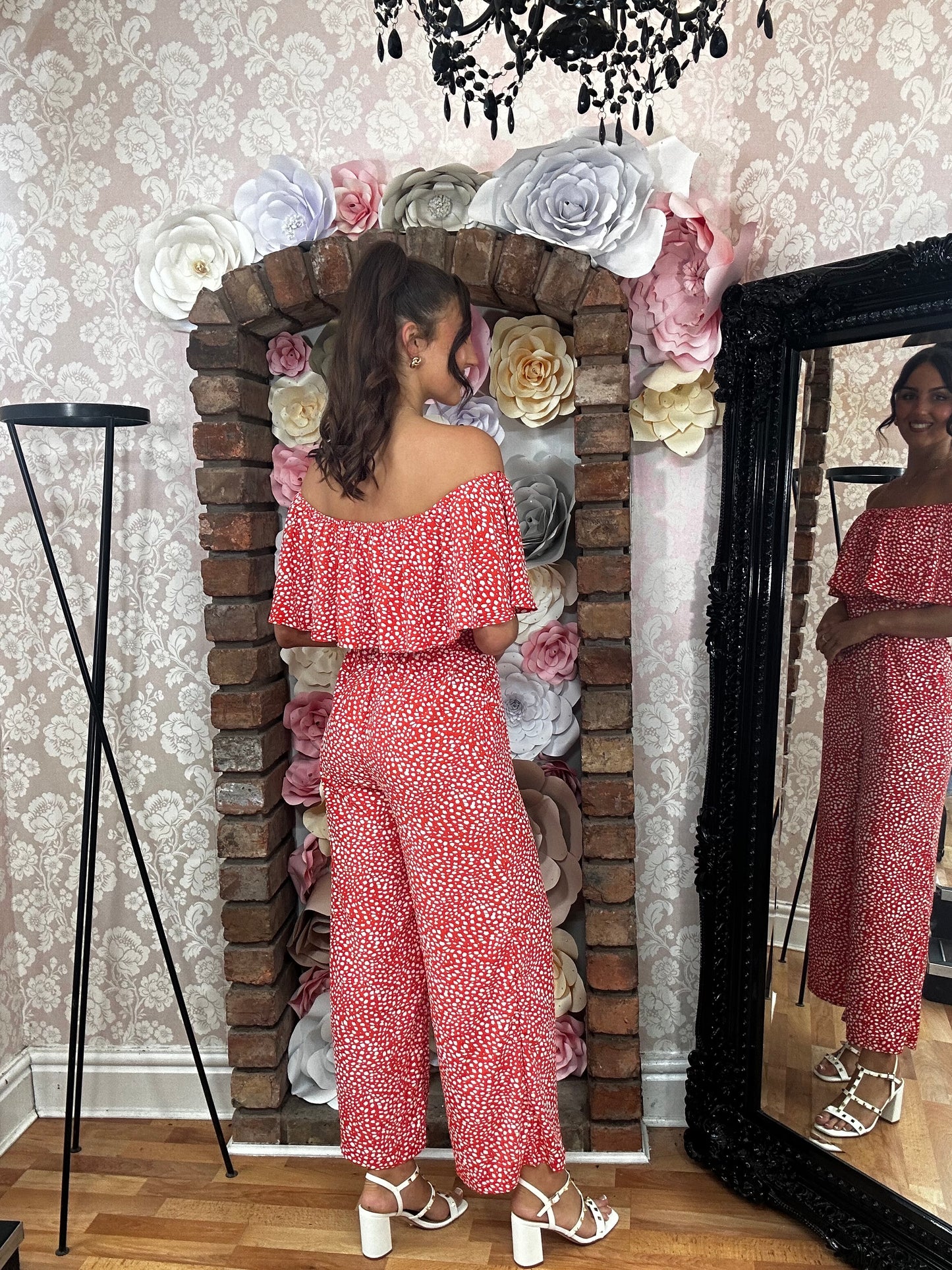SMUDGESPOT Bardot jumpsuit- SALE