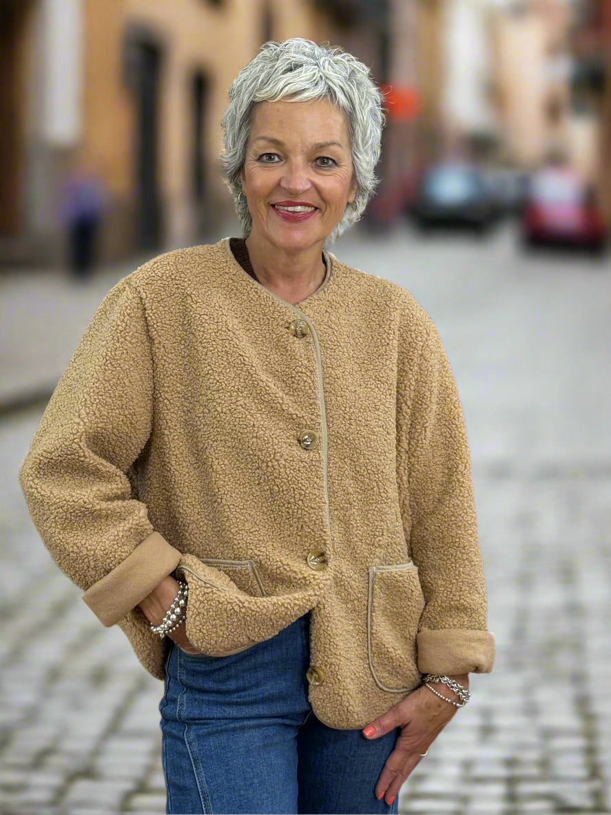 FELIX- BOUCLE TEDDY JACKET