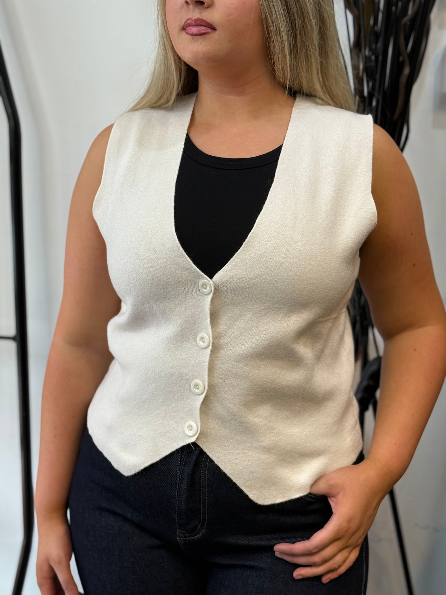 SHELLIE- PREMIUM KNIT WAISTCOAT KNIT