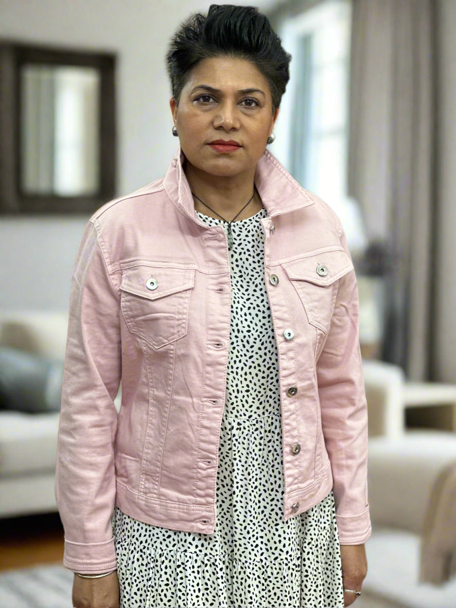 KERRY COTTON DENIM JACKET - #SALE