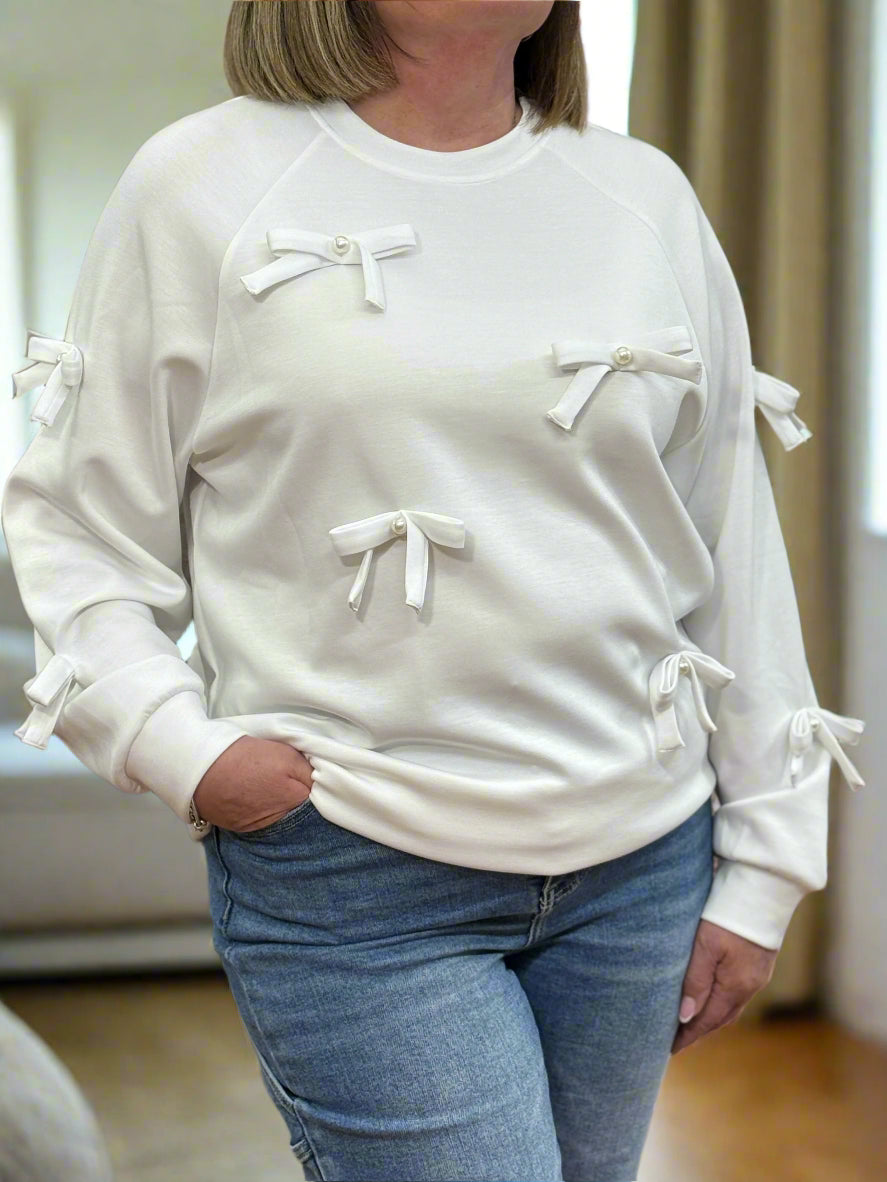 S/SOFT SCUBA BOWS SWEATSHIRT