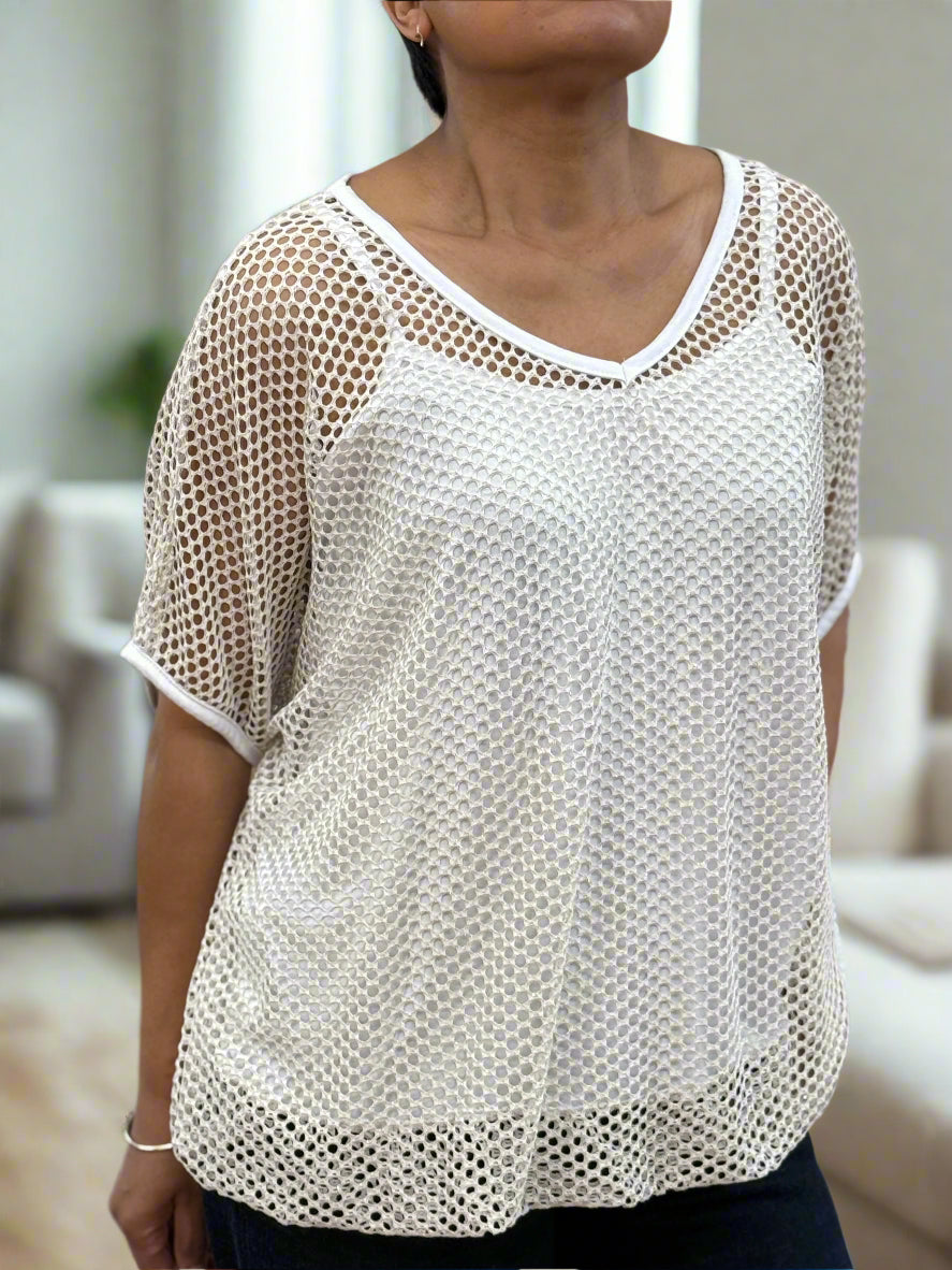 SOPHIE -2 IN 1 MESH TOP