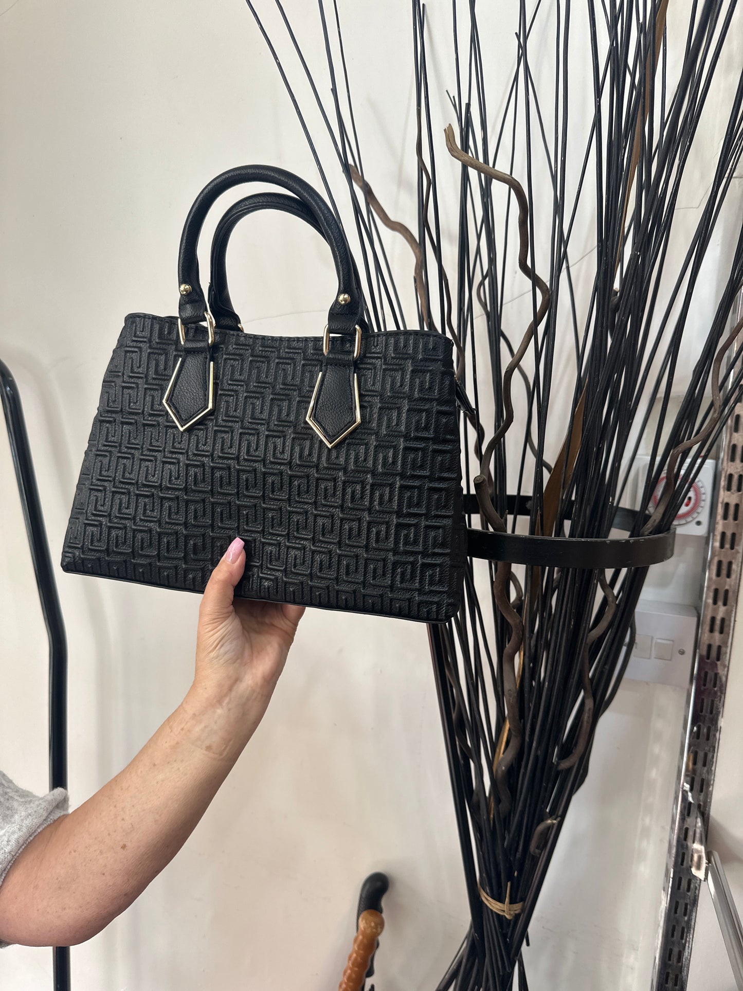 F-ENDI - FF RAISED EMBOSSED H/BAG