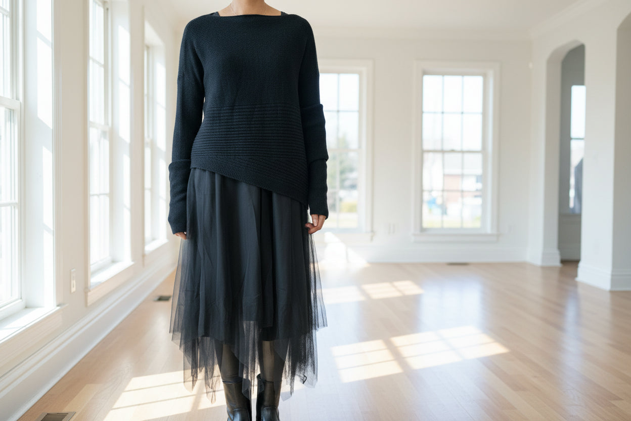 LEESA -CINDERELLA 2 IN 1 JUMPER/DRESS