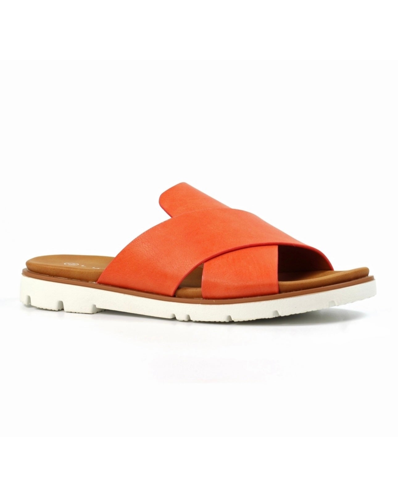 LUNAR- CHLOE MULE SANDAL-ORANGE