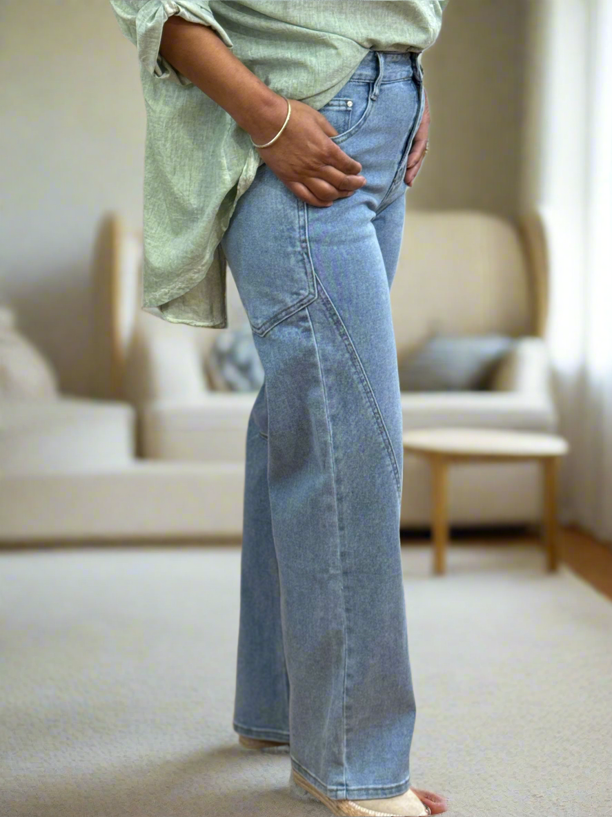 JOOLS - RB W/LEG STITCH DOWN JEAN
