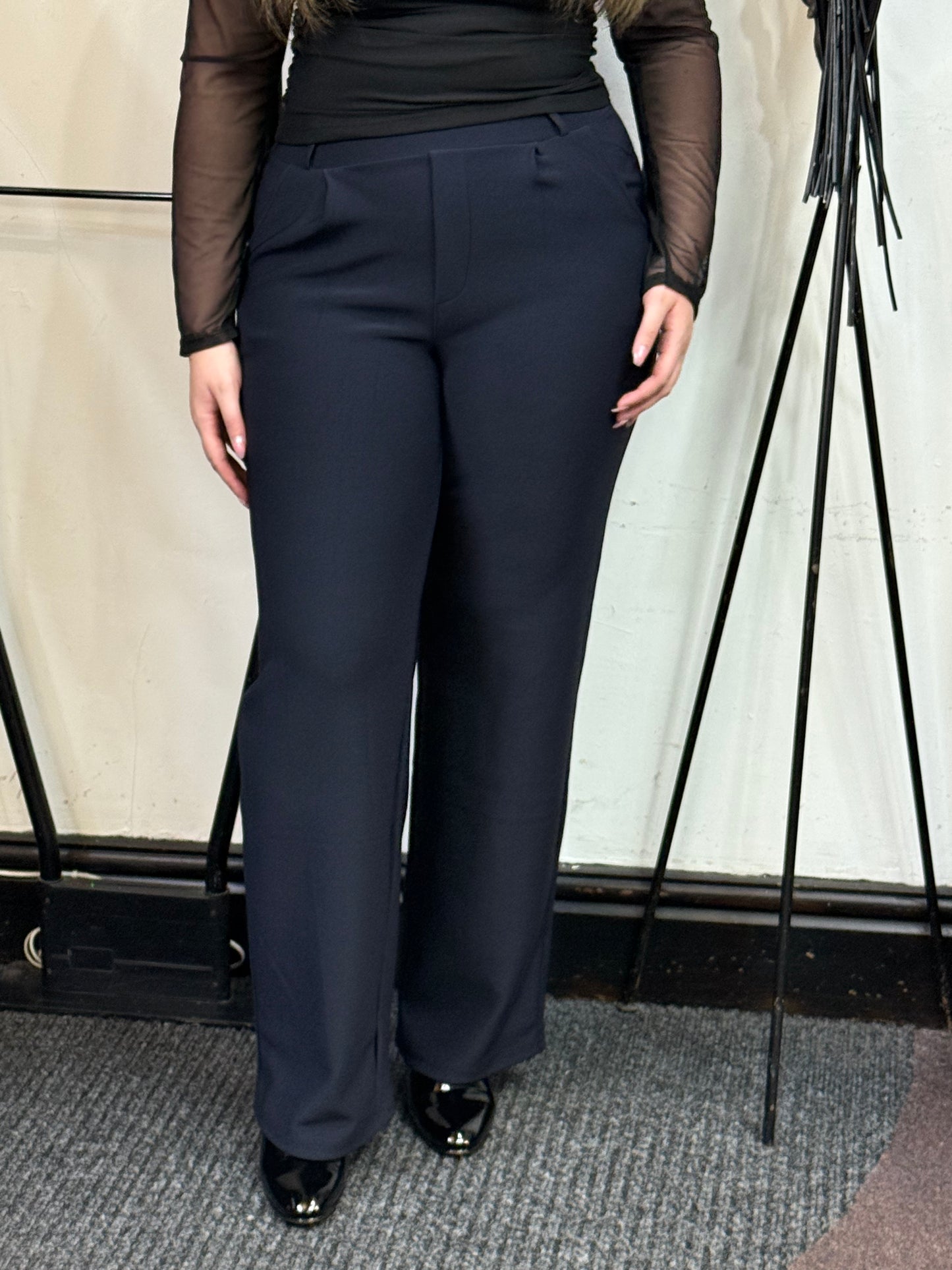 JINNY-MWBASIC SCUBA TROUSER-NAVY -