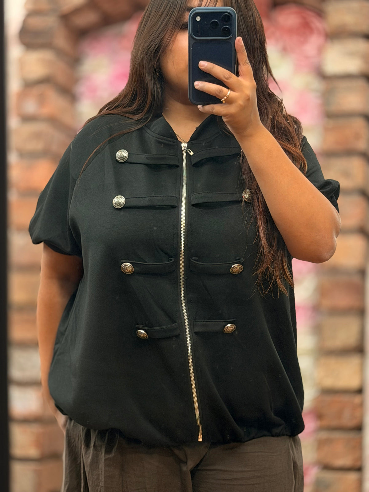CLEO- OVERSIZED MILITARY SCUBA SWEAT JACKET