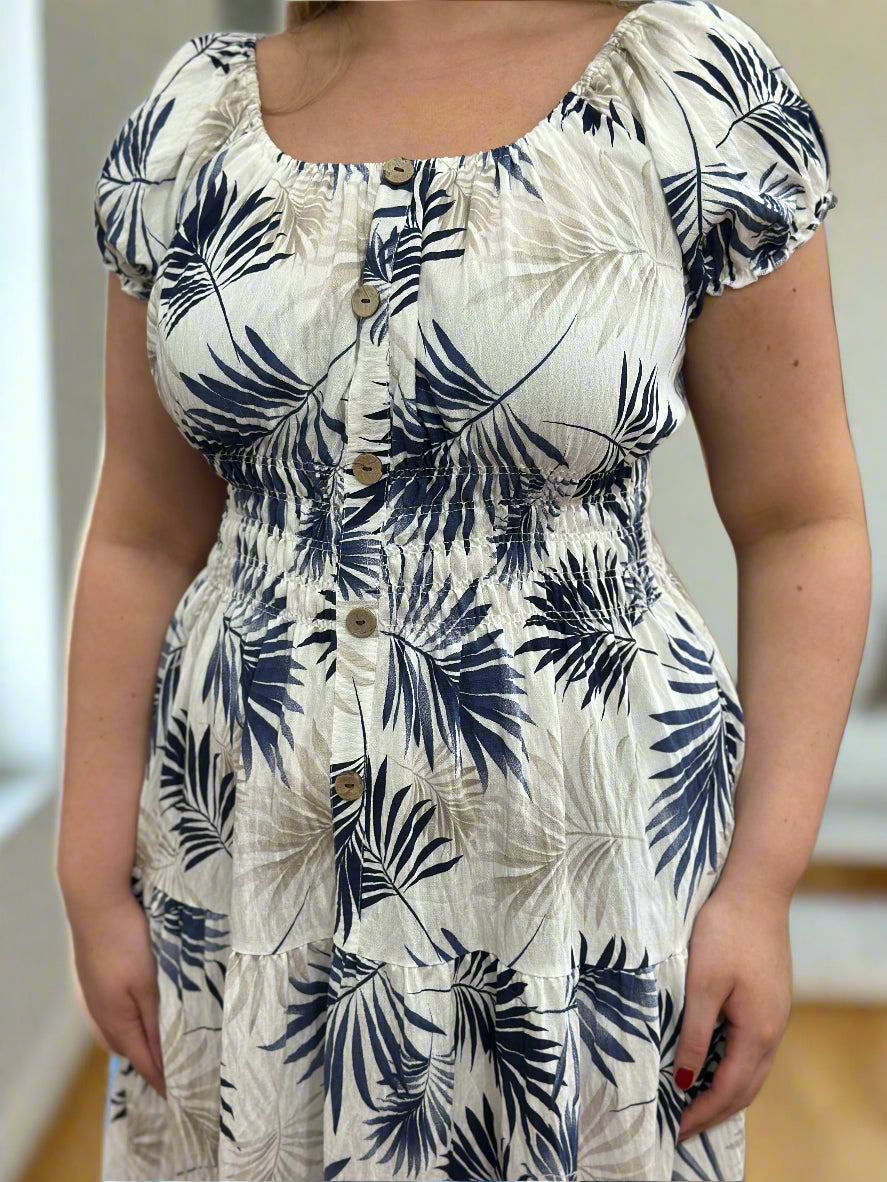 KAT-BARDOT PRINTED MIDI DRESS