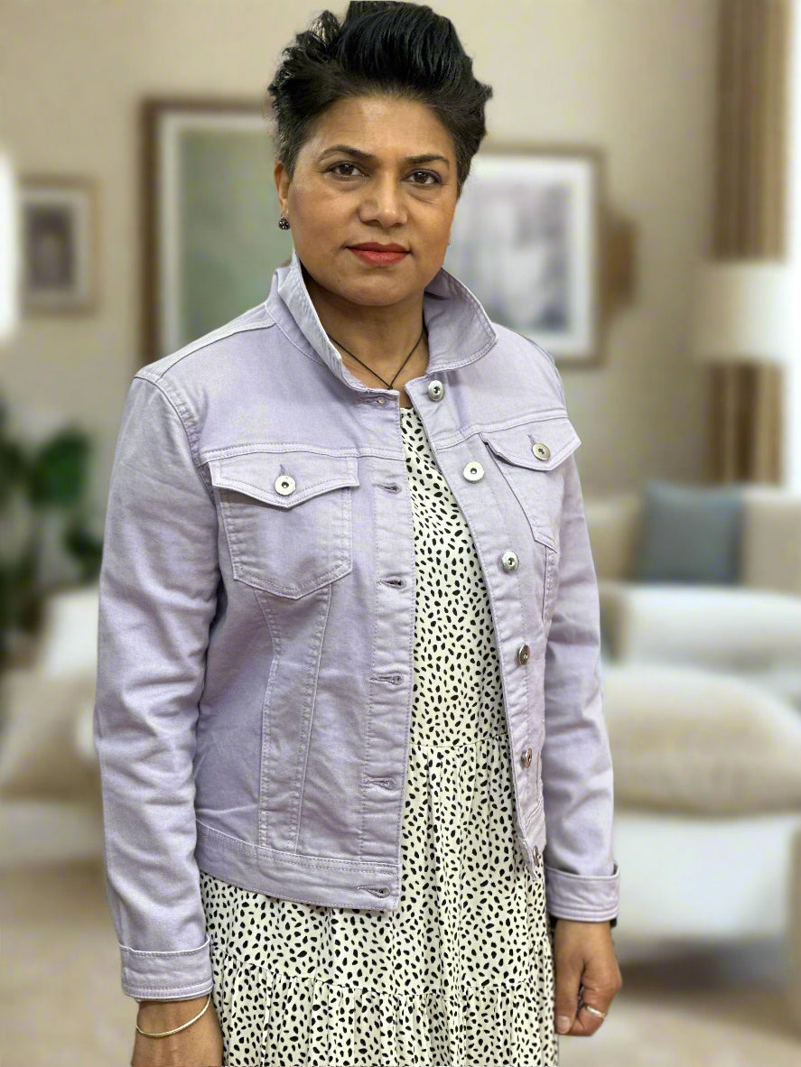 KERRY COTTON DENIM JACKET - #SALE