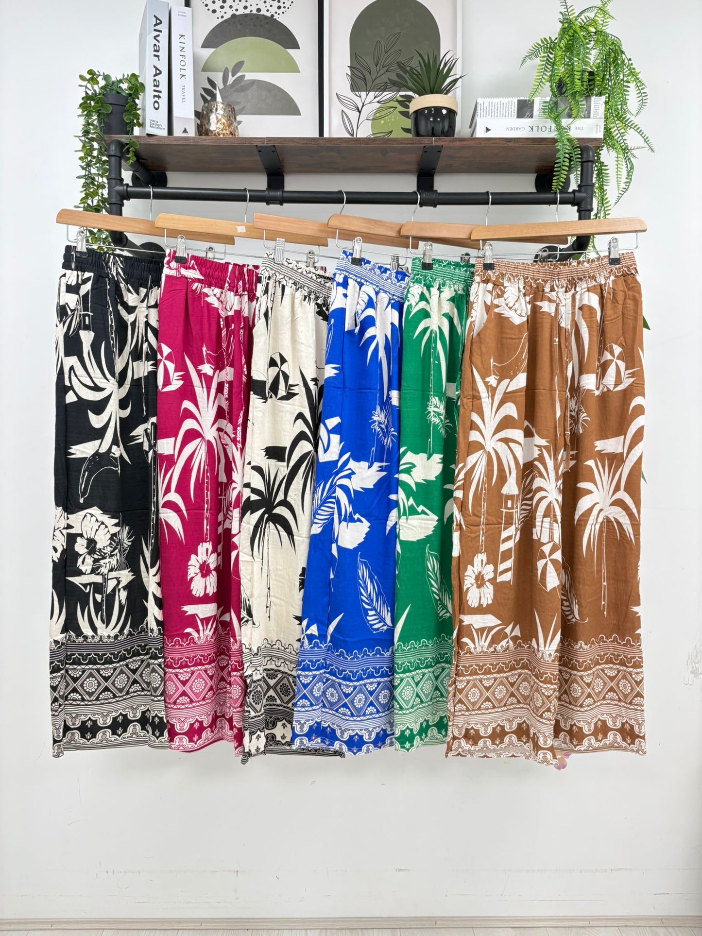 HAVANA PALM TREE TROUSERS