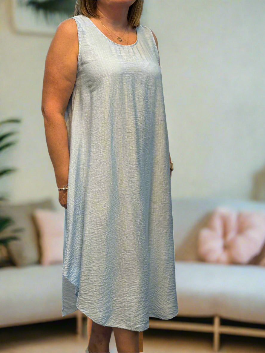 BETHAN - SILKY ALINE S/L DRESS