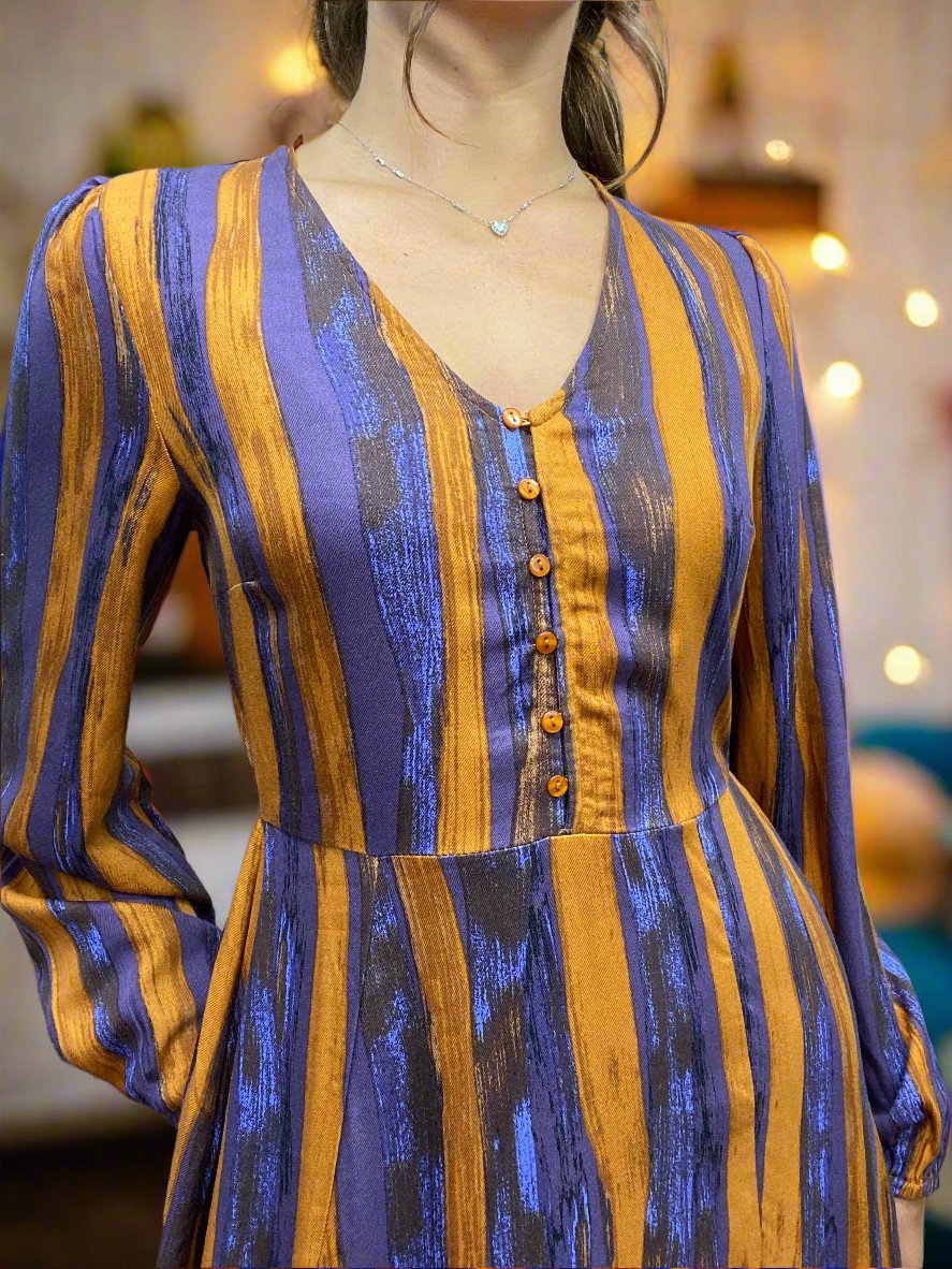 BYOUNG IHUNA STRIPE DRESS - 50%OFF BFSALE