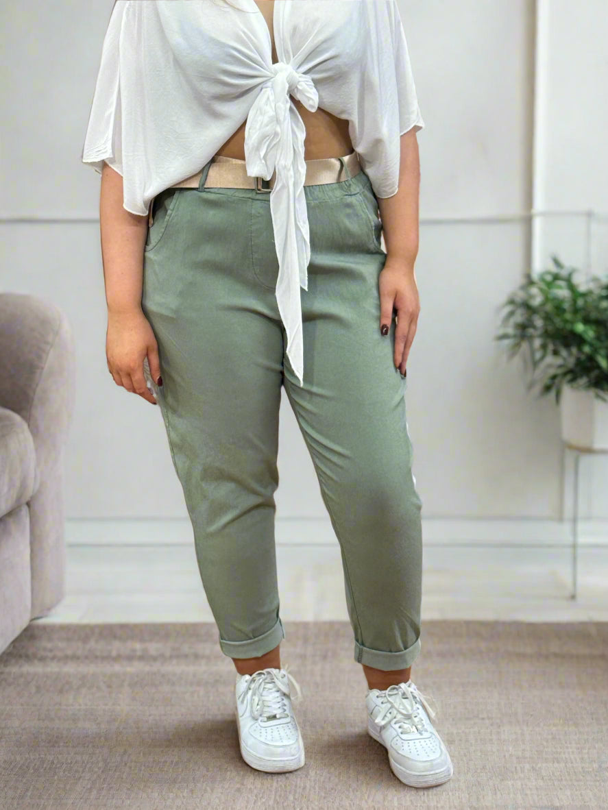 BELTED CHINO MAGICS