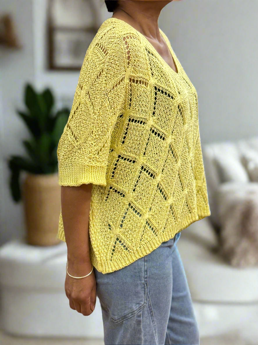 CONNIE -O/LAYER LOOSE KNIT