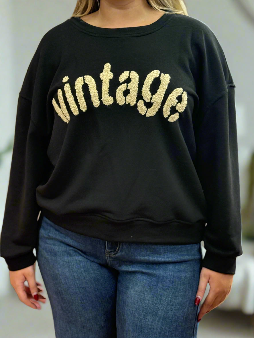 PAIGE-VINTAGE LOGO SWEATSHIRT