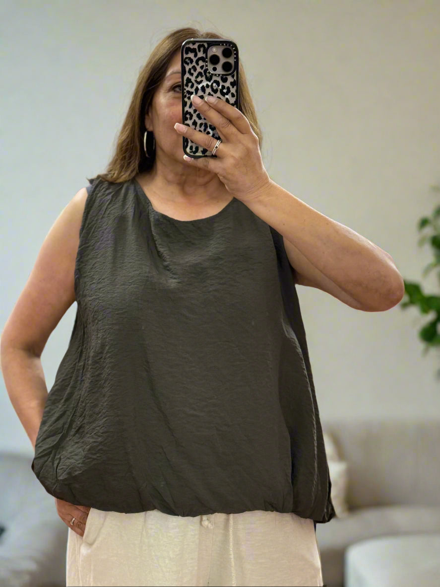 ROBERTA CRUSH- S/L BUBBLE TOP