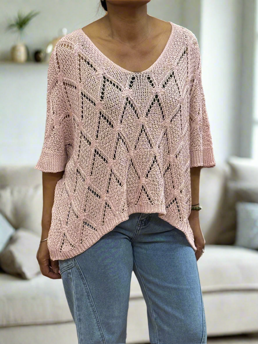 CONNIE -O/LAYER LOOSE KNIT