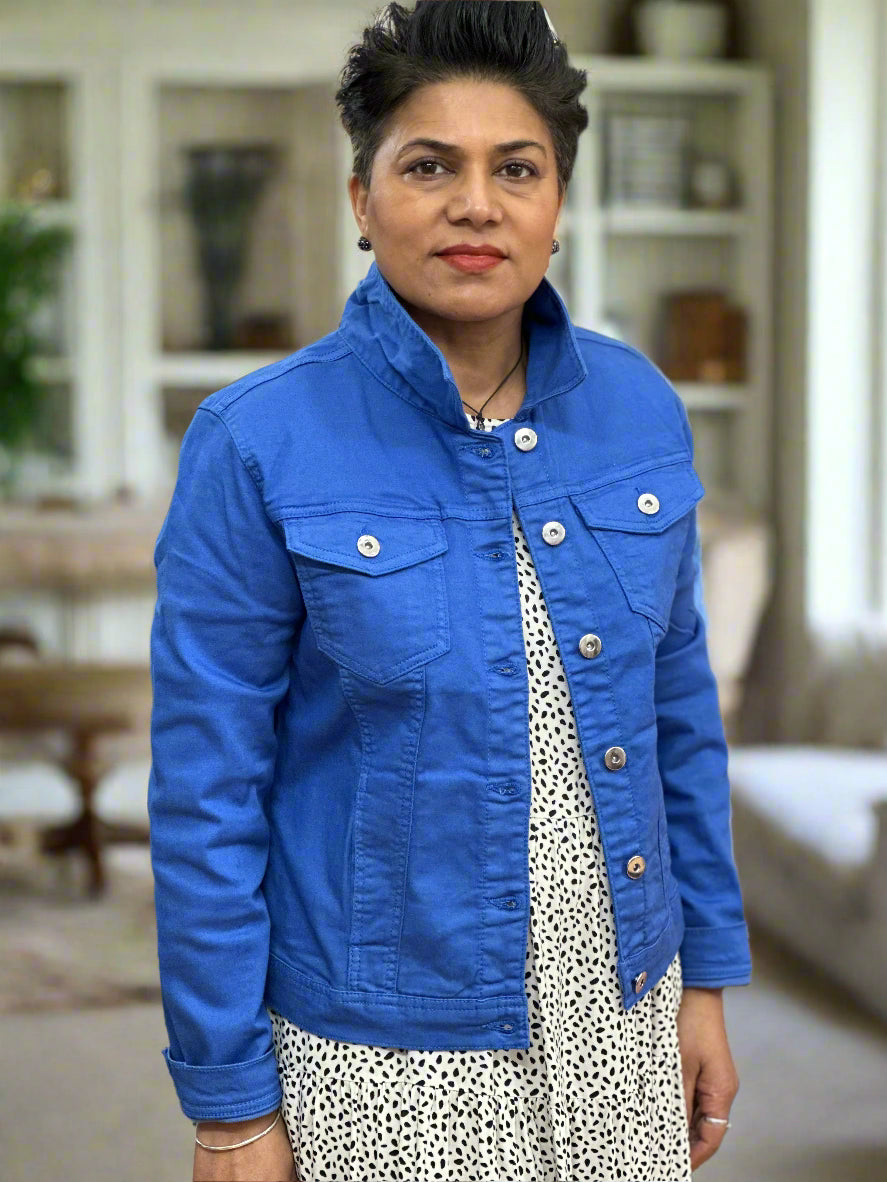 KERRY COTTON DENIM JACKET - #SALE