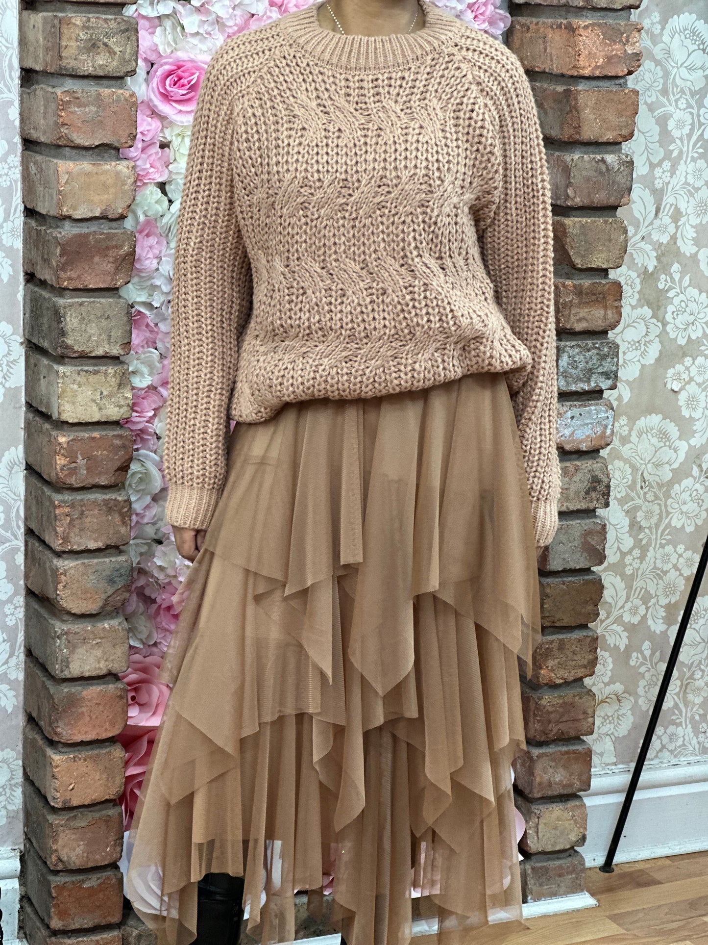 ILANA- RUFFLE SKIRT LAYERING DRESS