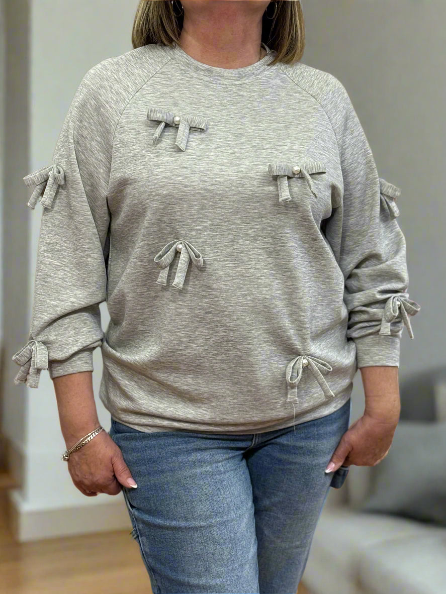 S/SOFT SCUBA BOWS SWEATSHIRT
